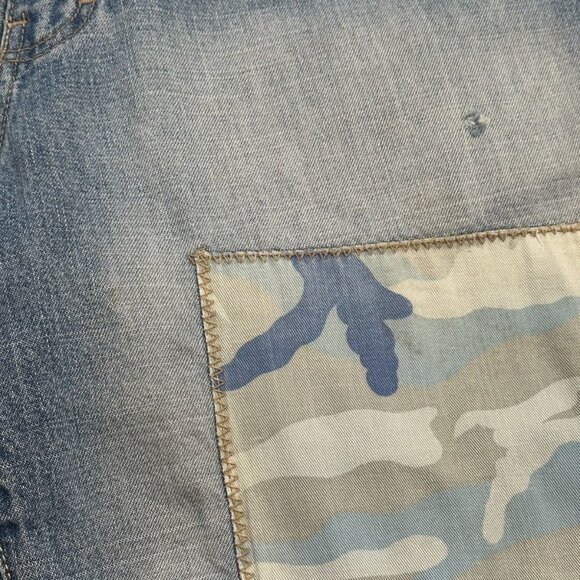 Crazy Vintage Y2K Jordan Craig Baggy Light Wash Denim Shorts - Picture 5 of 8